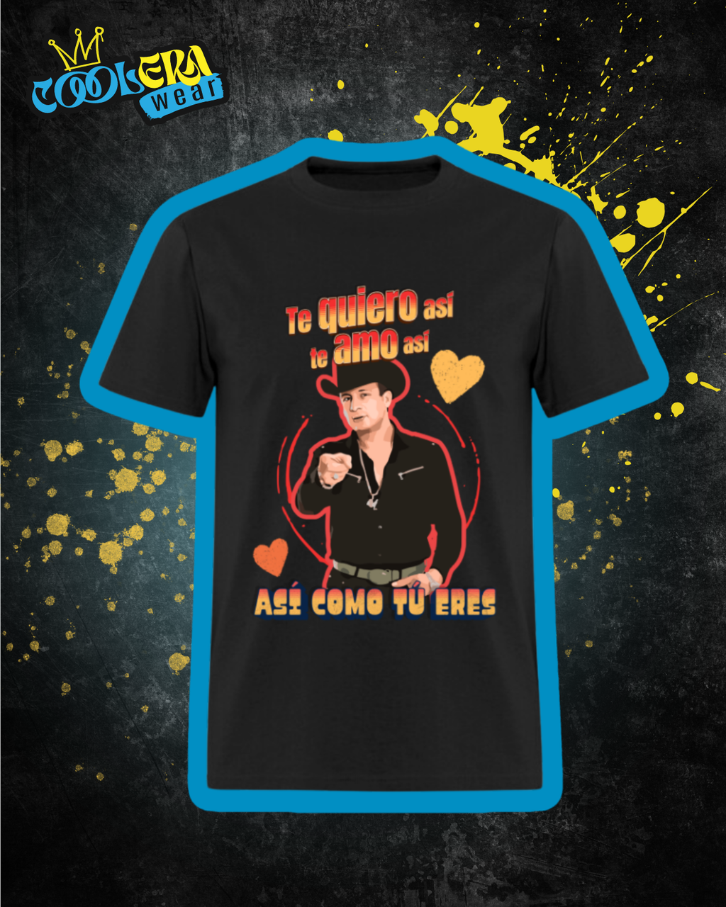 Te amo así Playera Manga Corta Hombre