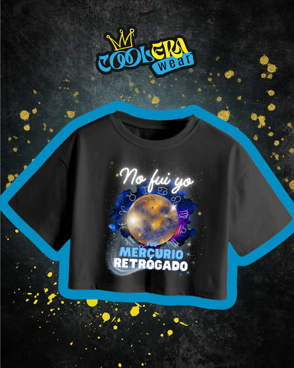 Mercurio Retrógrado Croptop Unisex