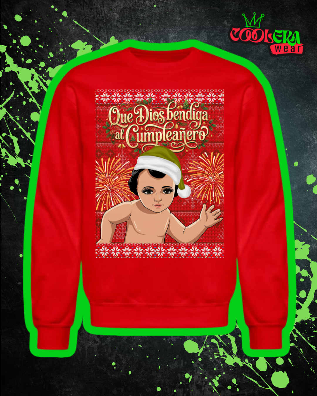 Dios bendiga al cumpleañero sudadera básica unisex