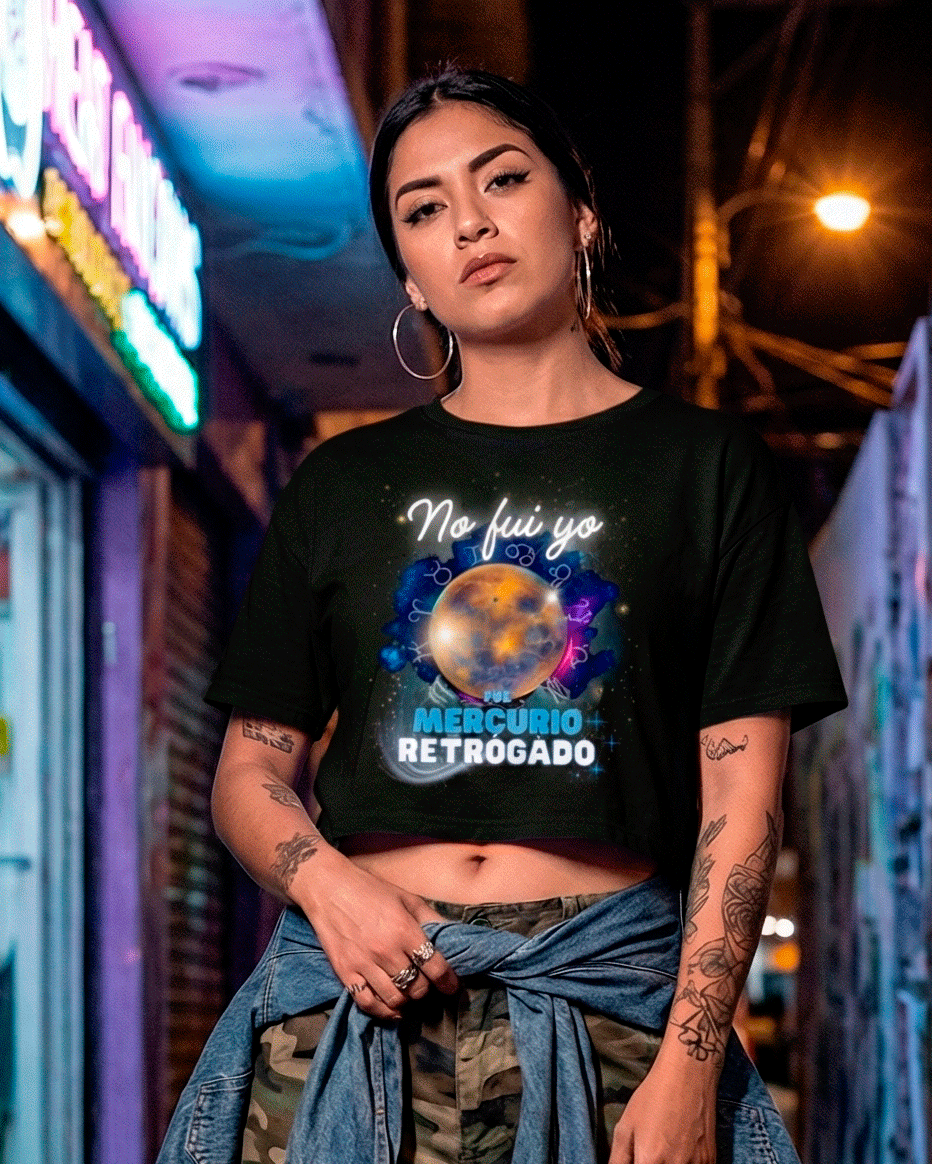 Mercurio Retrógrado Croptop Unisex
