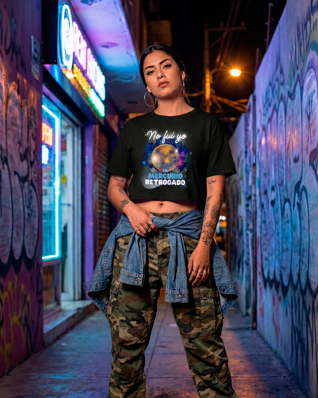 Mercurio Retrógrado Croptop Unisex