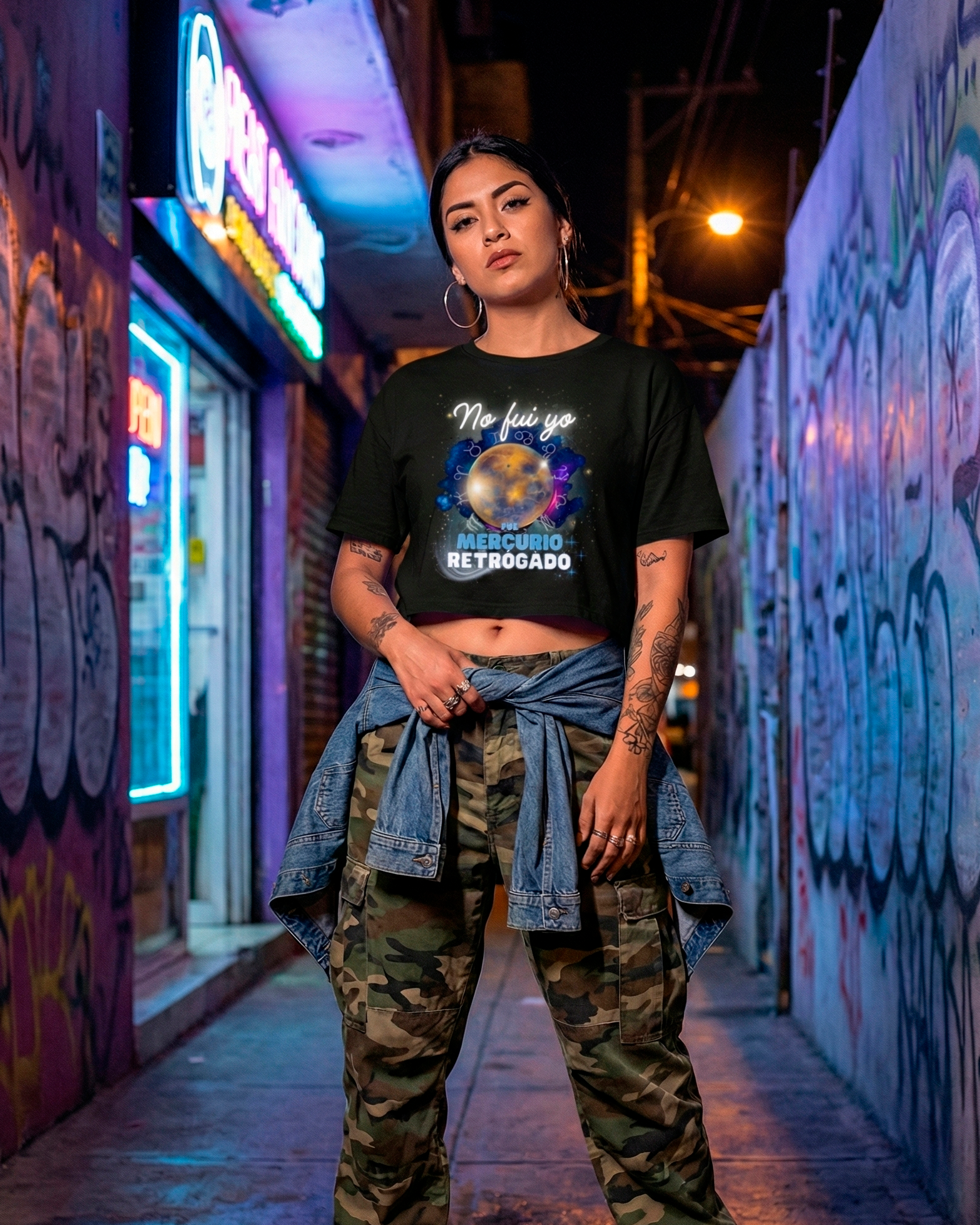 Mercurio Retrógrado Croptop Unisex